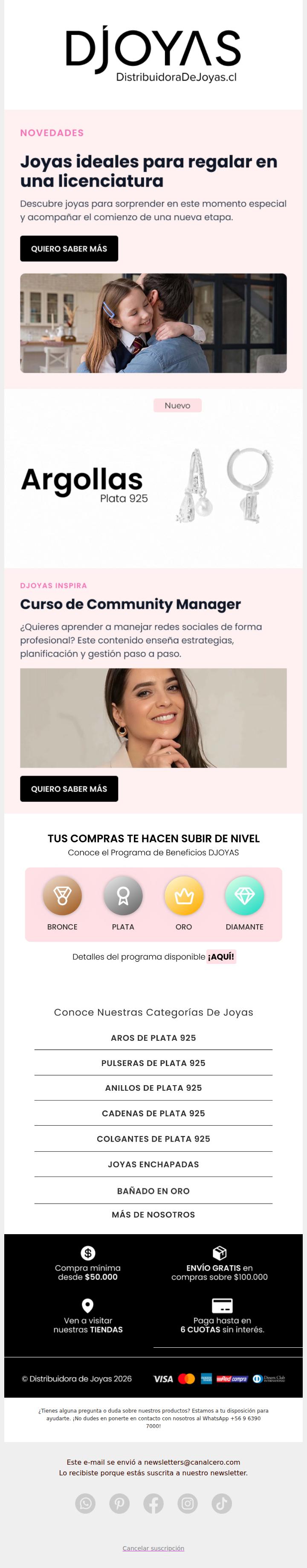 ¿Qué joya regalar en una licenciatura? 🎓