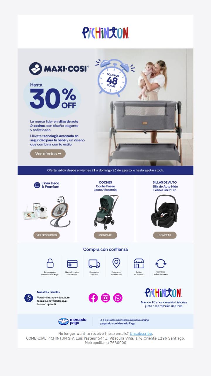 ¡Maxi·Cosi con hasta 30%!