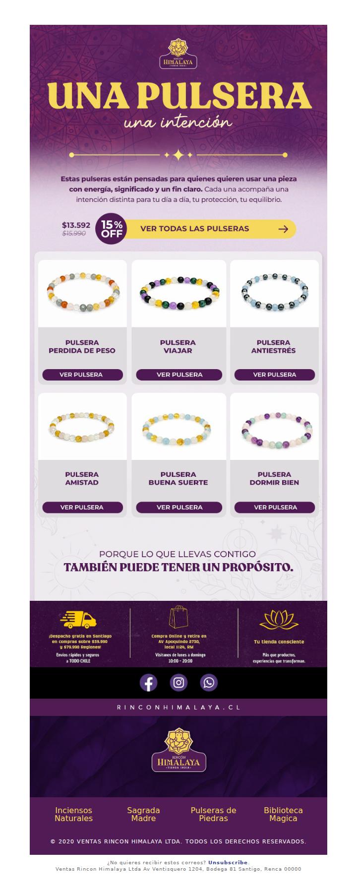 ✨ ¿Sabías que tenemos pulseras ya intencionadas?