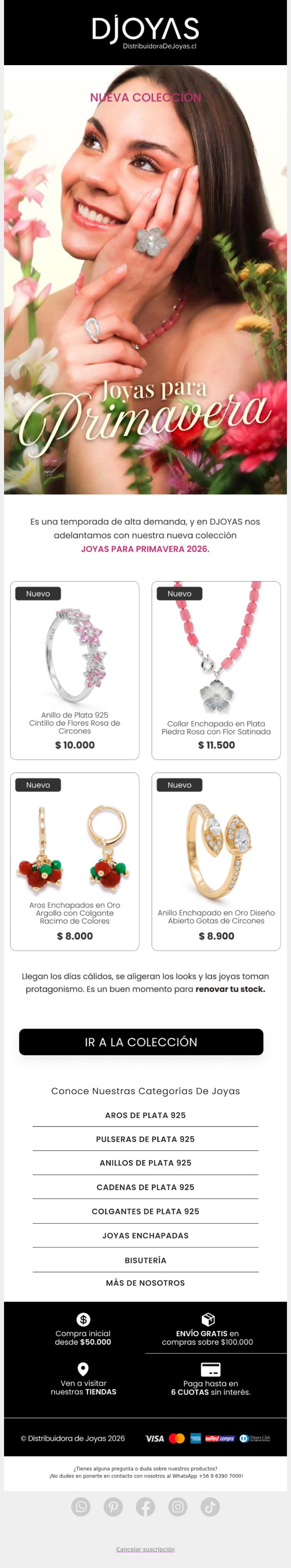 ¡Llegó la Primavera a DJOYAS!
