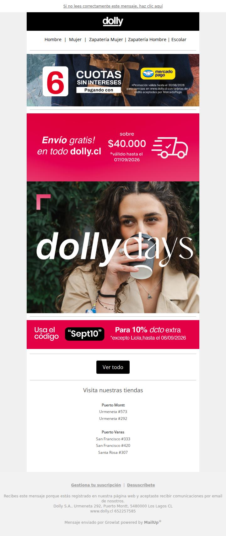🩷Volvieron los Dolly Days a dolly.cl! 🩷