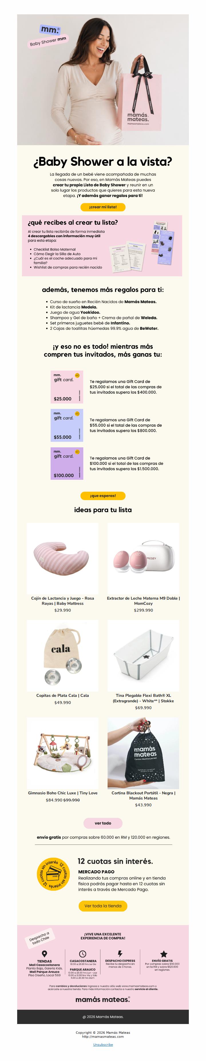 Te ayudamos con tu baby shower