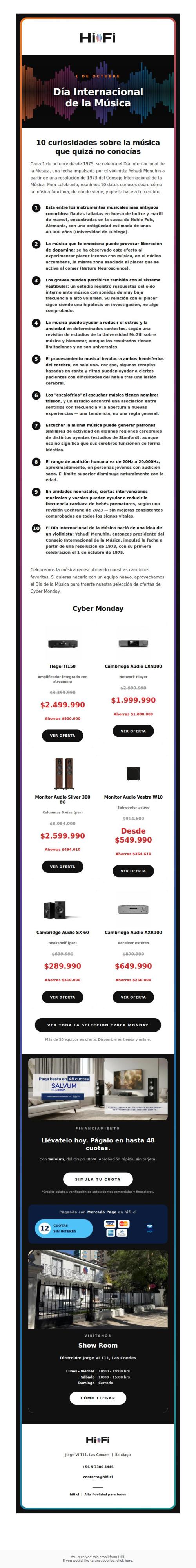 Celebra el Día de la Música con ofertas de Cyber Monday