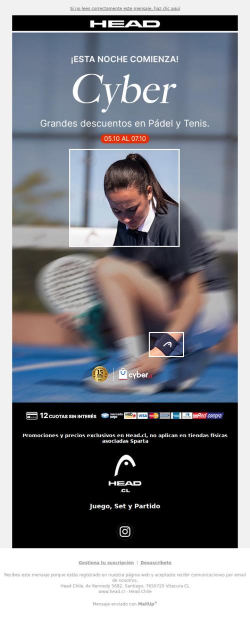 Esta noche llega CYBER HEAD🎾