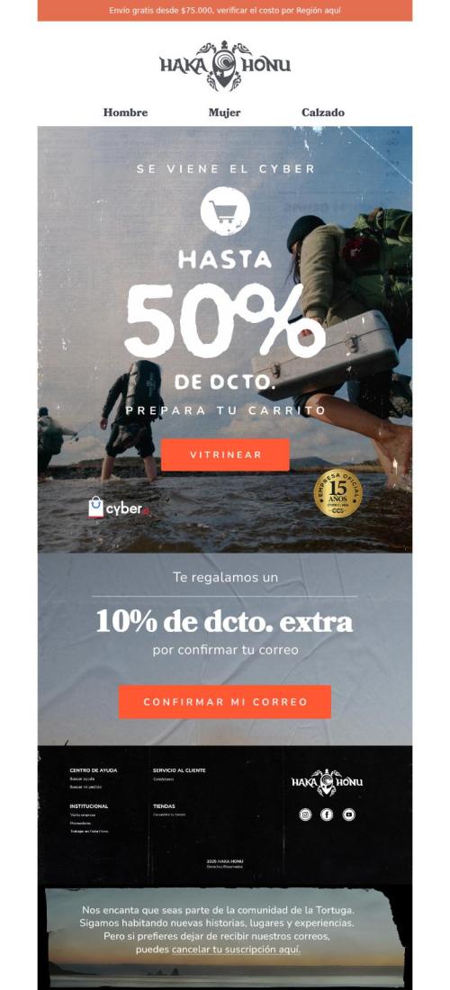 Se viene el Cyber en la tortuga