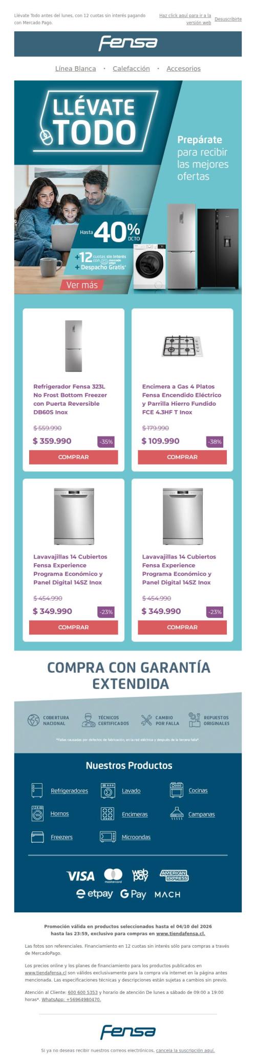 🚚 Hasta 40% dcto. y despacho gratis en seleccionados hoy