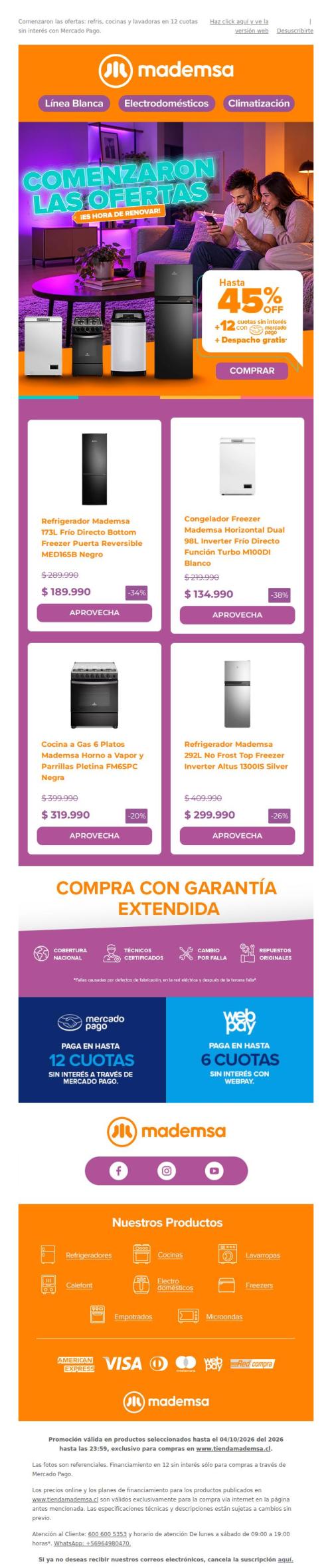 ⏰ ¡Adelántate y renueva tu casa con hasta 45% OFF!