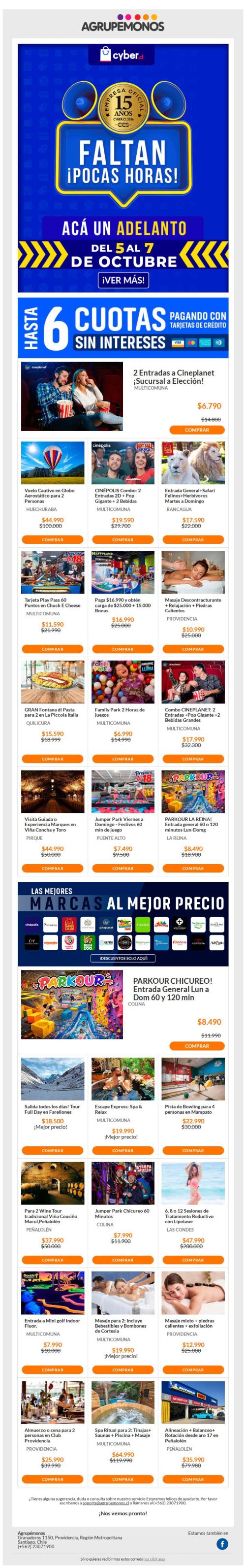 ✪Se viene CYBER✪ En Pocas Horas⏰Miles de Descuentos ¡Comienza a vitrinear❗