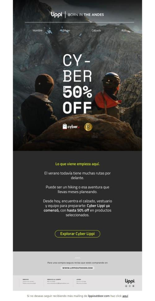 Ya comenzó Cyber Lippi: hasta 50% off