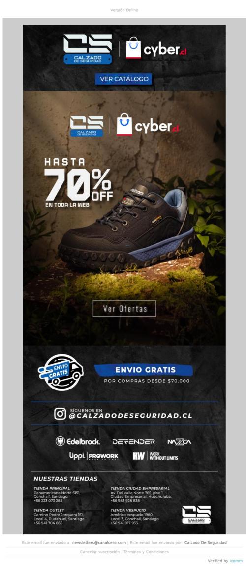 🚨 ¡Cyber ya comenzó! Hasta 70% OFF
