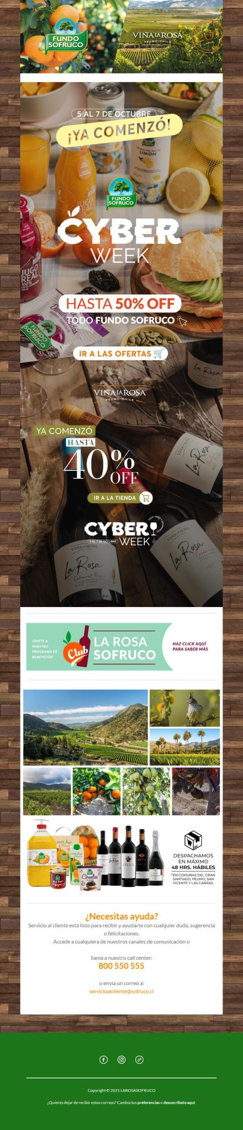 ¡Ya Comenzó! 🍊 CyberWeek en Fundo Sofruco ⚡