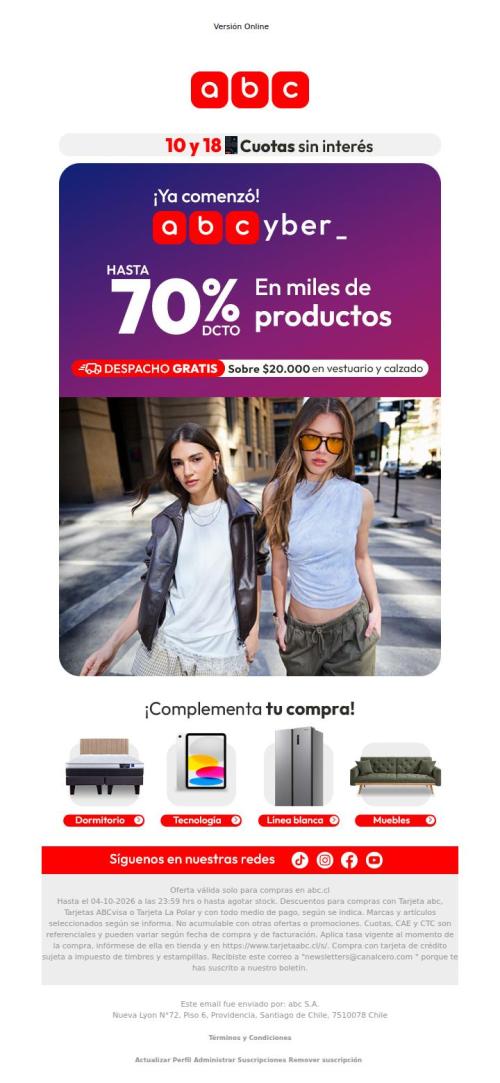 ¡Ya comenzó el Cyber! 🔥