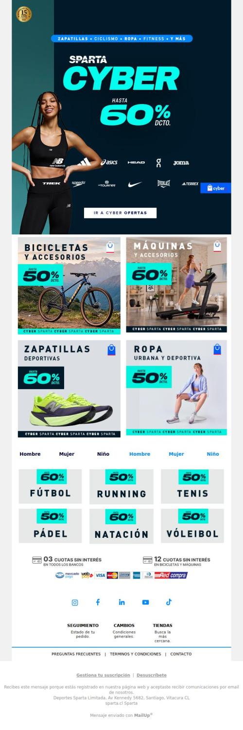 🔓 Ofertas desbloqueadas: El Cyber Sparta ya es oficial