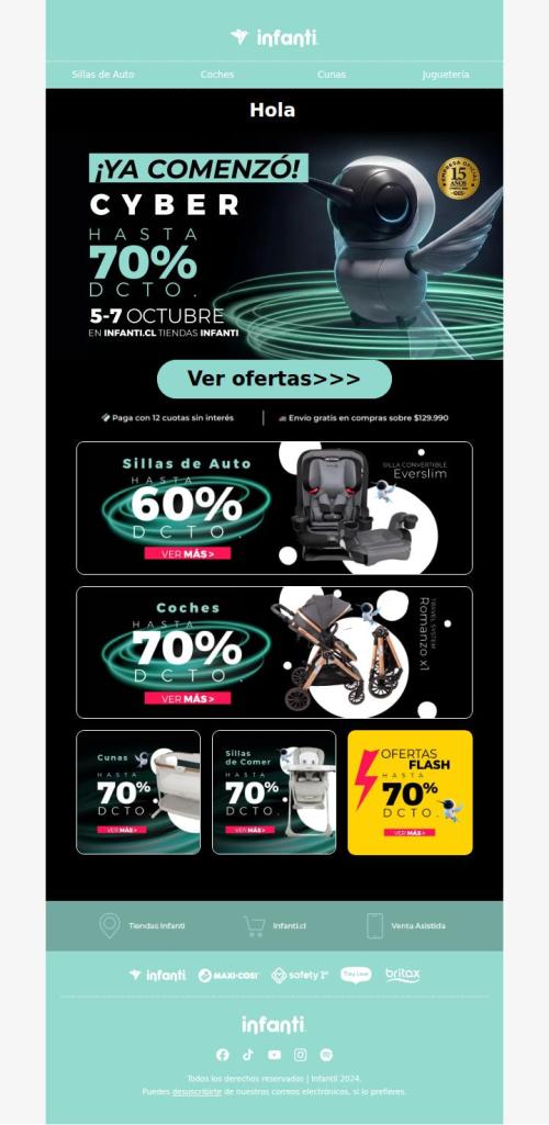 🔥 ¡Ya comenzó el Cyber Infanti!