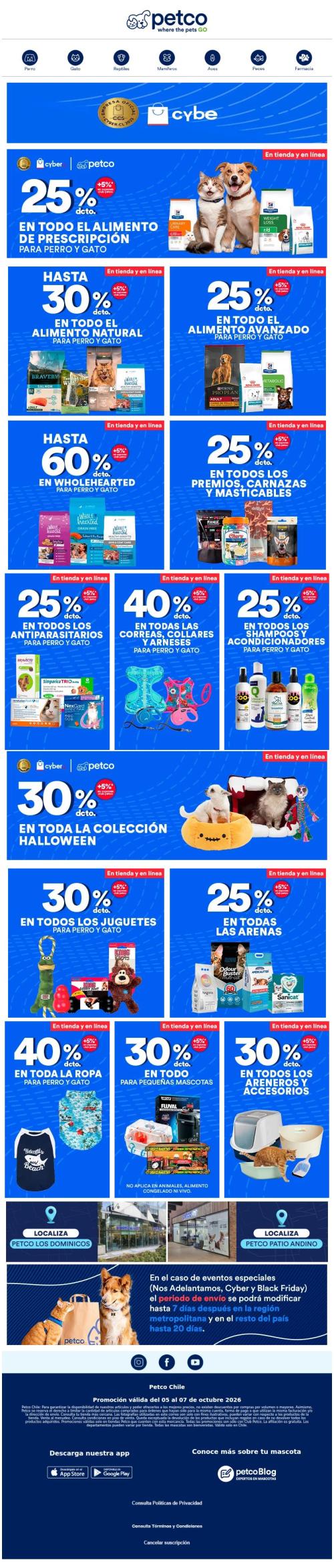 Hasta 60% dcto 🛒 ¡Llegaron los CYBER DAYS! 🔥 