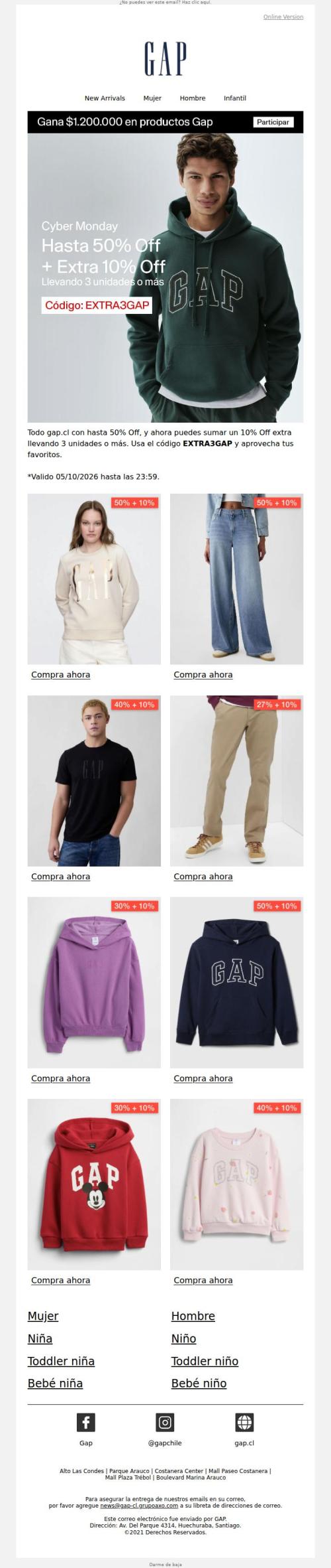 📣 CYBER + Extra 10% off