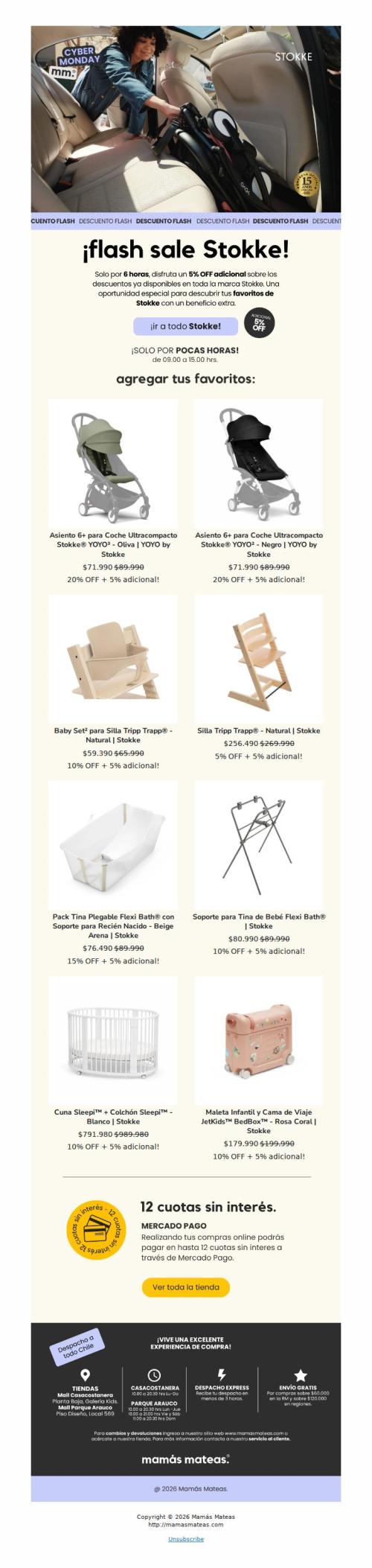 ¡Flash Sale Stokke! ⚡💸