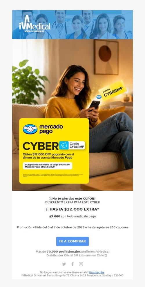 ¡Hola!, 🎉 Te damos la ventaja: usa el cupón de $12.000 antes que todos 💙