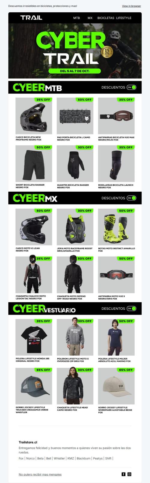 TOP OFERTAS - Cyber Trailstore.cl 🔥🔥🔥