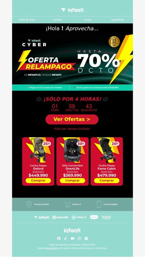 ¡OFERTA RELÁMPAGO! ⚡