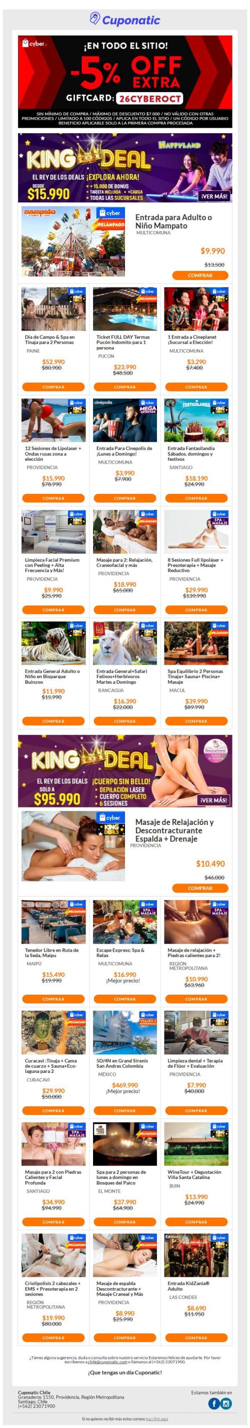 -5% EXTRA en Todo ⚡Relámpagos del CYBER⚡KD HAPPYLAND $15.990 ♛ Depilación