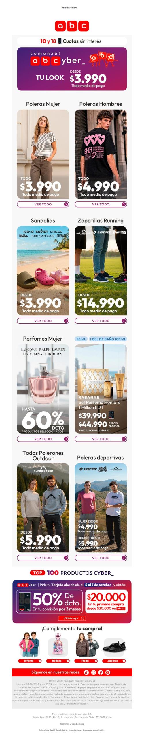 🔥 Tu look también está en Cyber