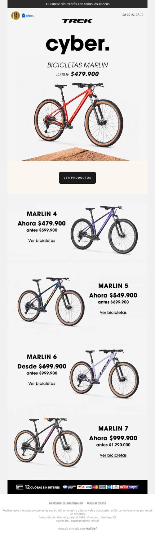 🚵 Bicicletas Marlin en Cyber🔥