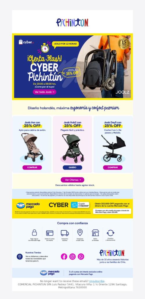 ⚡⌛ ¡OFERTA FLASH JOOLZ! Hasta 25% OFF