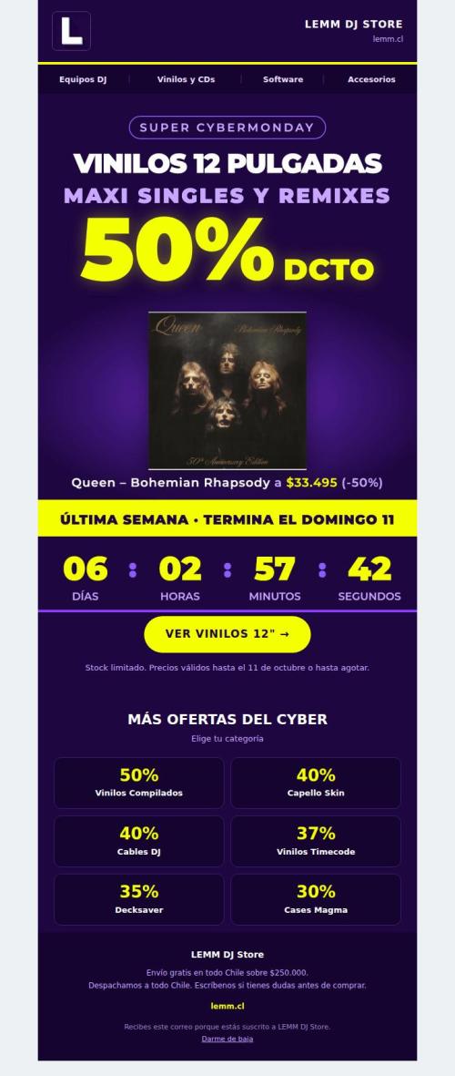 Queen, Mario Più y más maxi singles al 50%