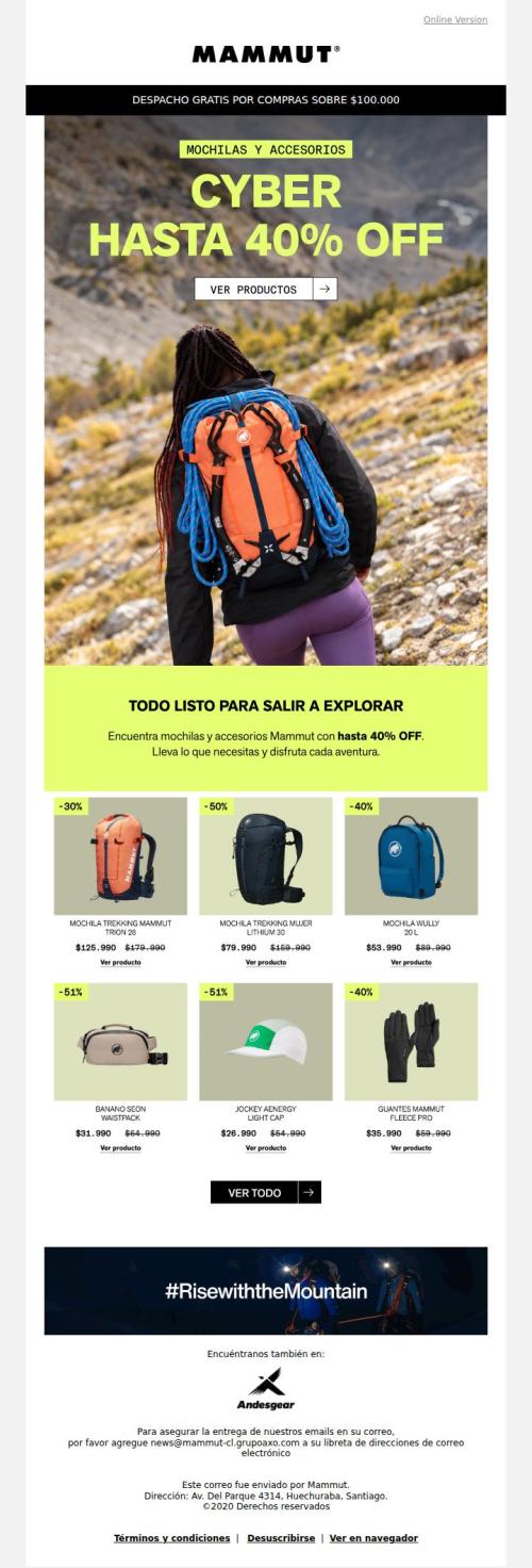 Llega más lejos: Mochilas con hasta 40% OFF 🎒