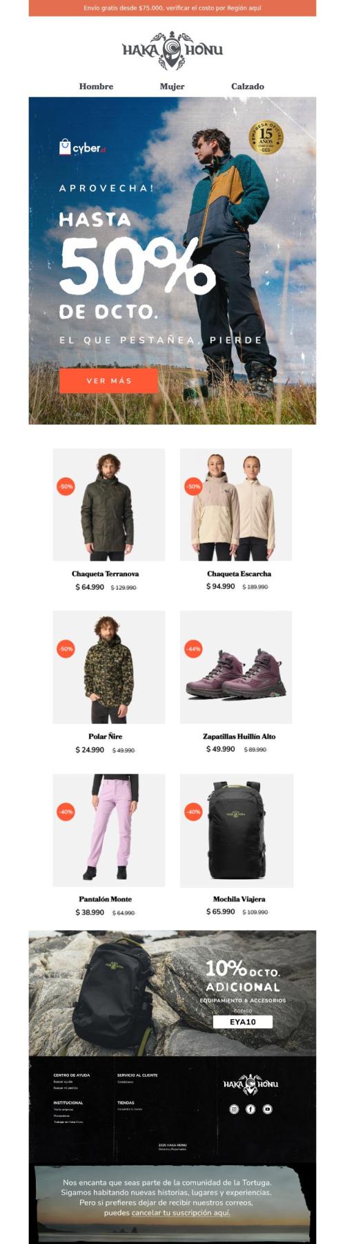 Este Cyber viene con gustito: hasta 50% dcto.