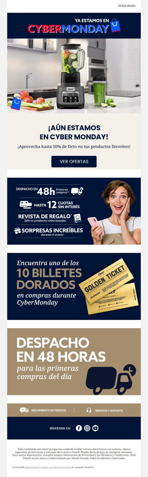 🚨 Aún estamos en Cyber Monday