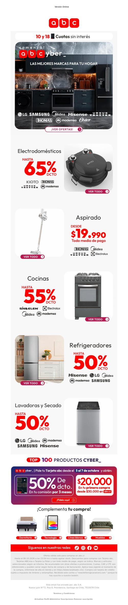 🚨 Precios Cyber en Línea Blanca