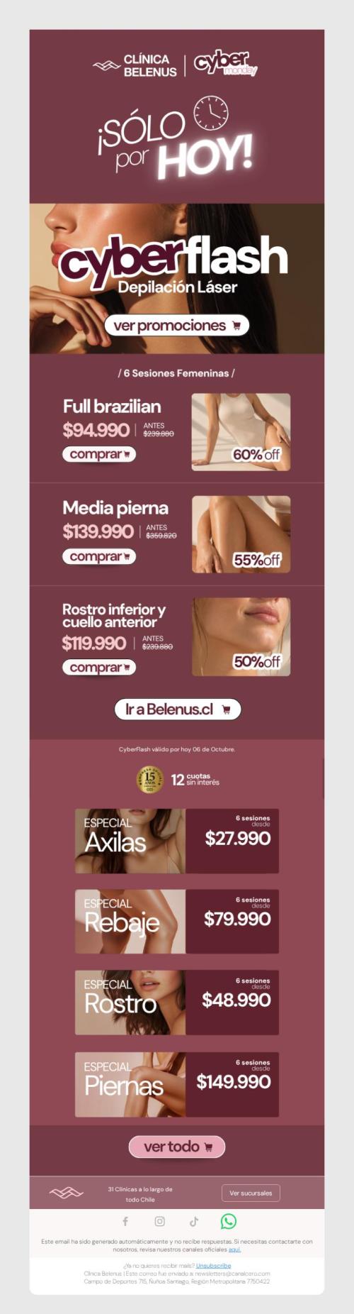 𝑪𝒚𝒃𝒆𝒓flash sale ¡Solo por Hoy!