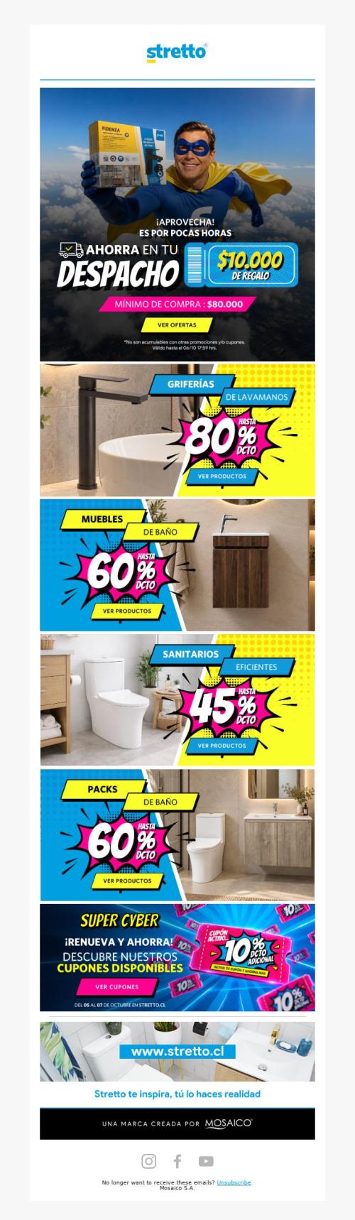 🎁 ¡Te regalamos $10.000 en tu despacho!