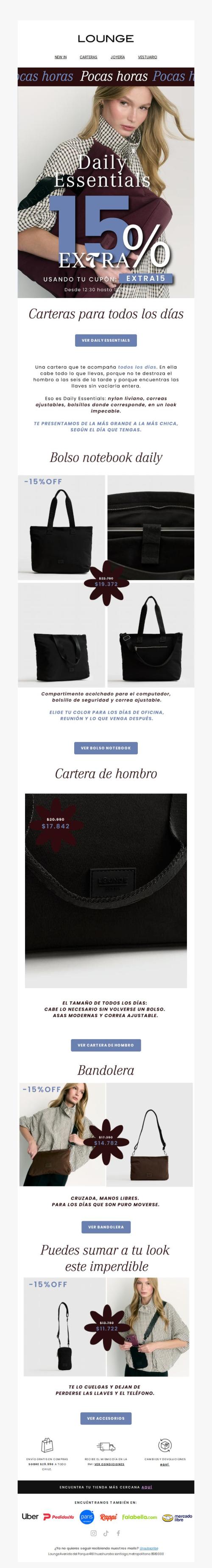 Daily: la cartera que resuelve el día completo