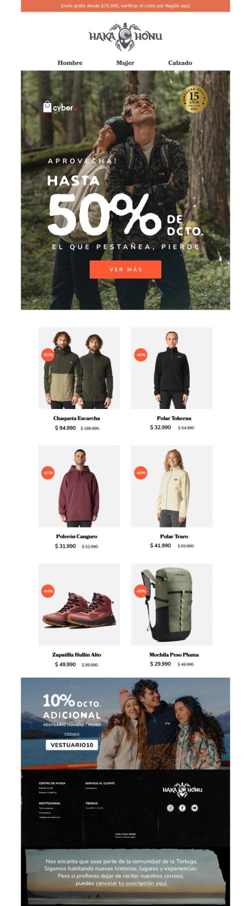 Hasta 50% dcto. para darte un gustito