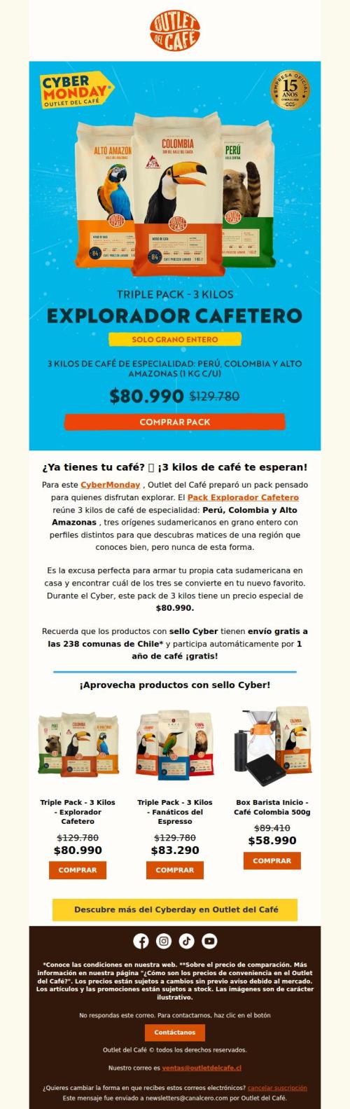 Recorre 3 orígenes sudamericanos con este pack Cyber 🧭☕