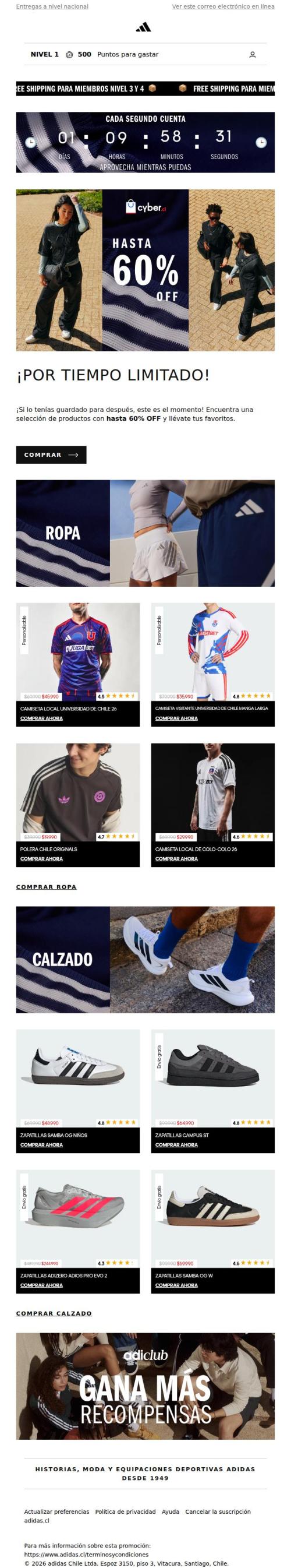 Eso que guardaste para después ahora tiene hasta 60% OFF… 🛍️