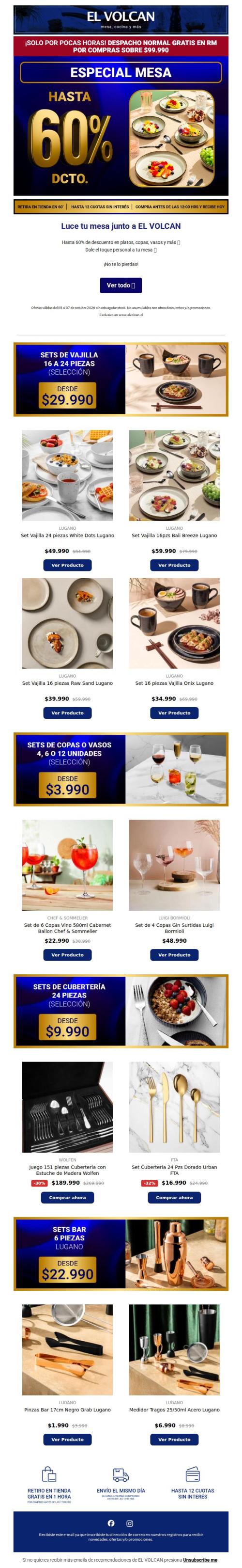 Lo que tu mesa necesita está en Cyber 🍽️