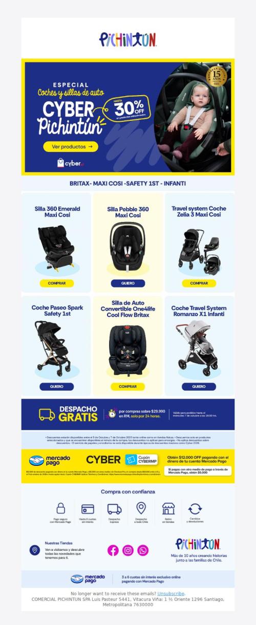 Especial Coches y Sillas 30% OFF 🚼