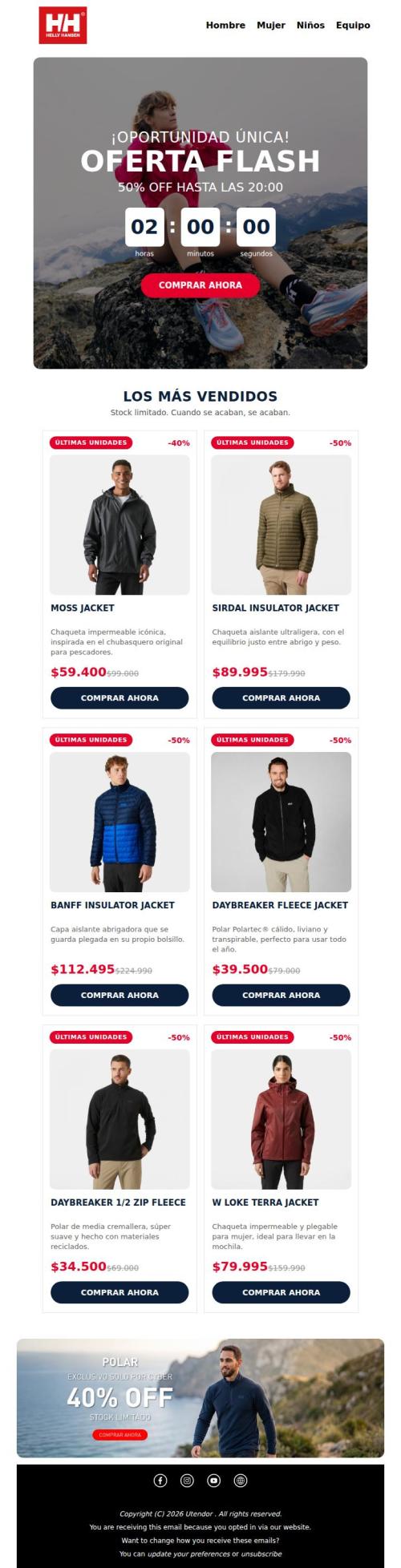 ¡Oferta Flash!, hasta 50% Off 🤩