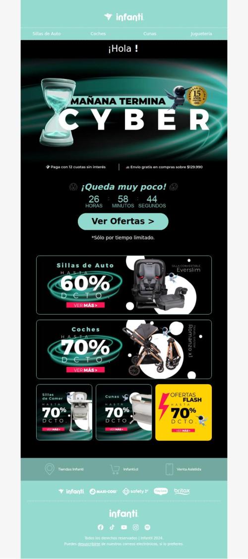 ¡Mañana termina CYBER! 🚨