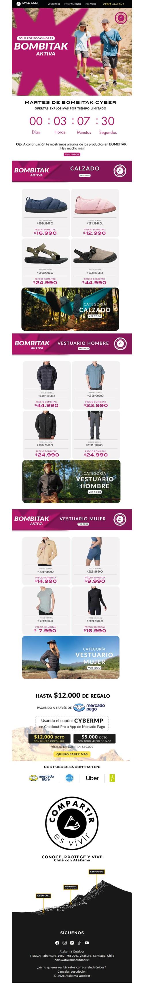 ¡¡BOMBITAK Martes de CYBER!! 💣