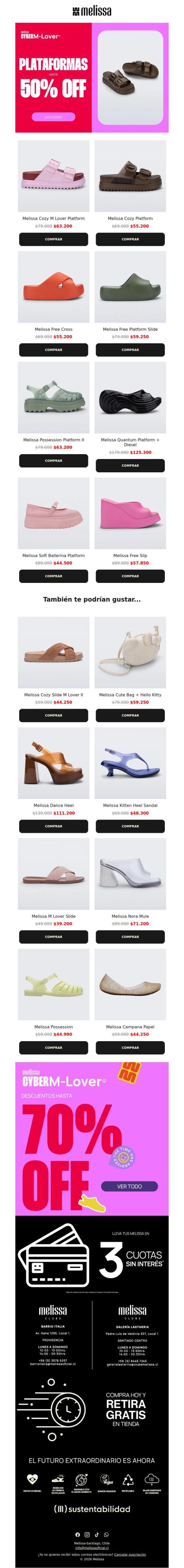 Plataformas hasta 50% OFF 🔝