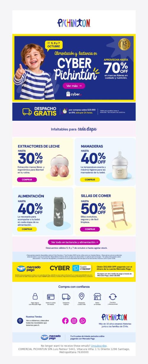 🌟🍼 Hasta 70% OFF en lactancia y alimentación