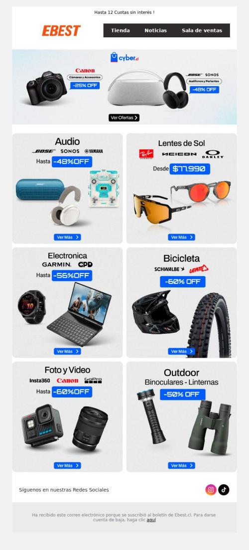 Precios aún más bajos - El Cyber con todo