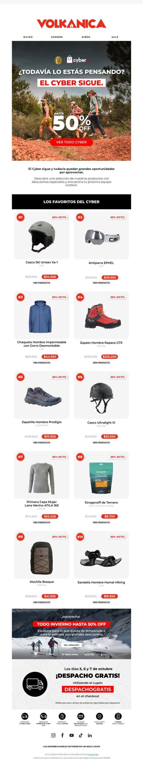 Fe de erratas: 🔥 Top oportunidades Cyber hasta 50% OFF