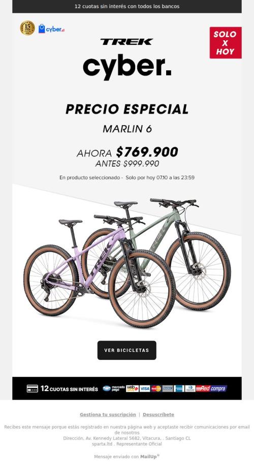 ⚡HOY, LA MARLIN 6 TIENE $30.000 DE DCTO