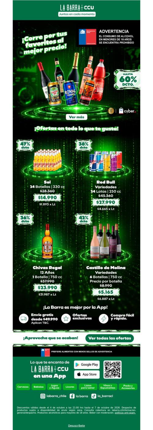 Hasta 60% dcto. ¡Cada vez queda menos! ⏳